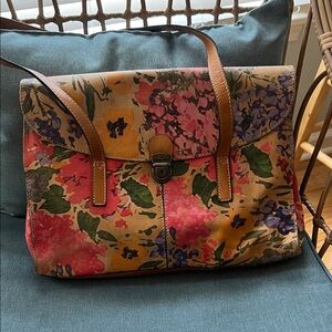 Patricia Nash Multicolor Floral Shoulder Bag